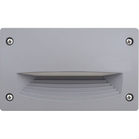 Encastré mural DEVON Rectangle S grid IP66 GX53 LED T2 3.20W 405lm/410lm/410lm CRI80 3000K/4000K/6500K Gris (1/2)