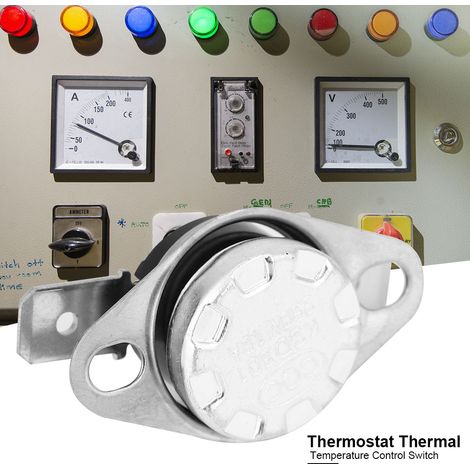 5 pièces KSD301 commutateur thermique thermostat de contrôle de température 250V 10A normalement fermé 85°C (1/5)