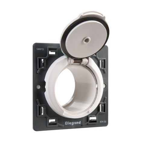 Legrand – Prise aspirateur central sans contact – Prise et contre prise d'aspiration – Pour espaces confinés – Technologie sans contact
