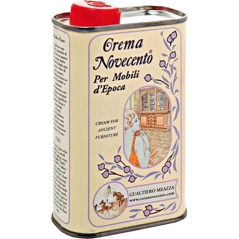 Novecento Crema Per Mobili D'Epoca Ml. 250 Per Rinnovare E Proteggere Il Legno