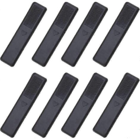 Clips de fixation et moulures de garniture pour barres de toit de voiture (8 pièces, noir) (1/5)