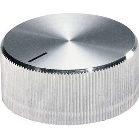 OKW A1422261 A1422261 Drehknopf mit Knopfmarkierung Aluminium (Ø x H) 22.7 mm x 13.1 mm 1 St.