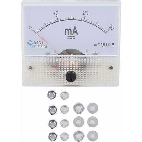 85C1 DC 0-30mA Zeiger-Gleichstromamperemeter, Strommessgerät