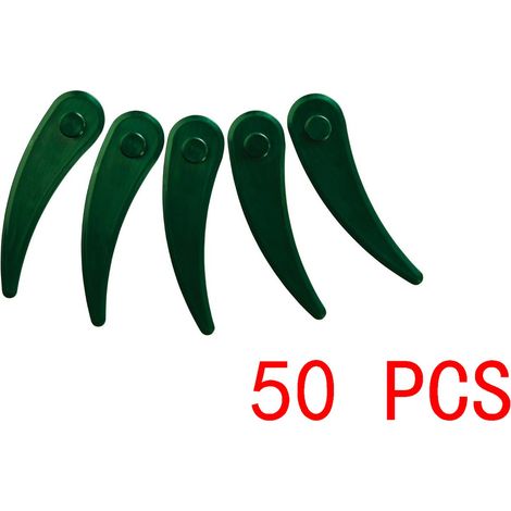 Lot de 50 lames de rechange en plastique de 83 mm compatibles avec Bosch ART23 18 Li et ART26 18 Li accessoires de coupe pour débroussailleuse sans fil (1/5)