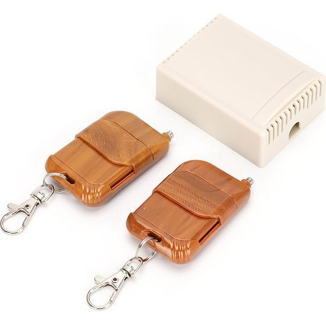 Zwei-Wege-Empfänger + 2-Tasten-Fernbedienungsset mit Lerncode, 12 V DC (1/5)