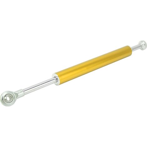Universeller 330-mm-Lenkungsdämpfer aus Aluminium für Motorräder, goldfarben. Kompatibel mit den meisten Motorrädern. (1/5)