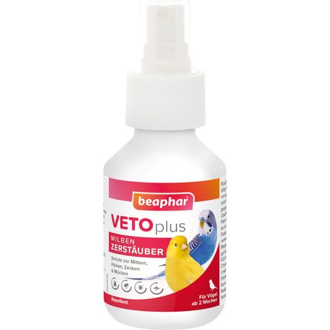 Beaphar VETOplus Milben-Zerstäuber für Vögel - 100 ml