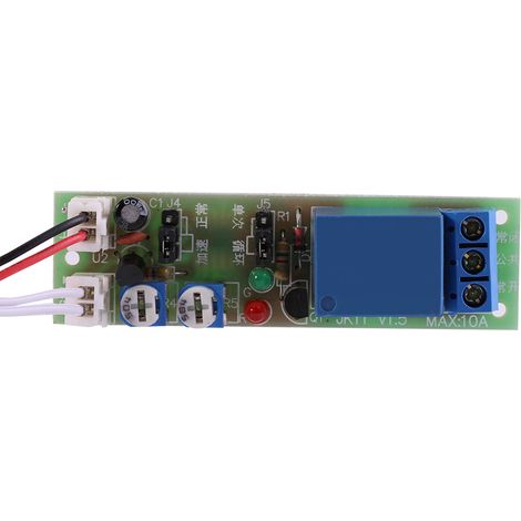 Stufenlos einstellbares zyklisches Timer-Verzögerungs-Ein/Aus-Relaismodul (DC24V, 0-15min)