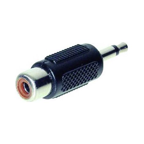 TRU COMPONENTS Adaptateur jack Jack mâle 3.5 mm - Cinch-RCA femelle mono Nombre de pôles:2 1 pc(s) S306991 (1/2)