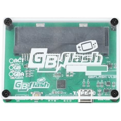 Game Boy Flash Cartridge Burner pour GB GBC, Type-C ROM Dumper, compatible avec le logiciel FlashGBX (1/4)