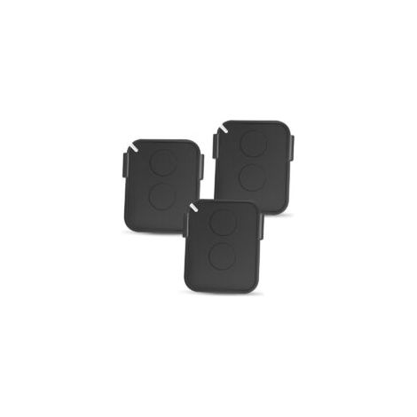 Set di 3 telecomandi compatibili con ON2E - Trasmettitori a doppio canale da 433,92 MHz con portata fino a 200 metri