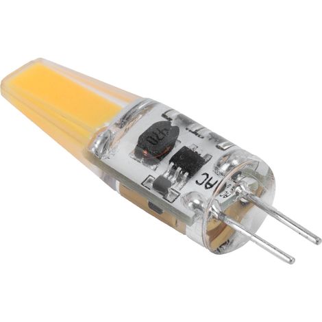 Ampoule LED miniature G4 en silicone AC/DC 12V 6W 360° pour l'éclairage de la maison et du bureau (1/5)
