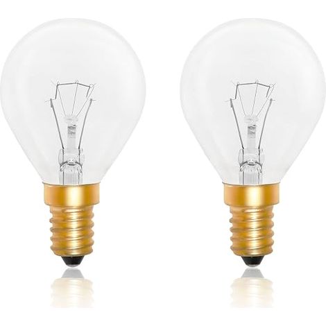 Ampoules de Four E14 G45 78MM 45MM Résistant jusqu'à 300 Degrés 410LM AC 220V 2700K Blanc Chaud P45 Ampoule Four Fours Grill lampes à lave (1/5)