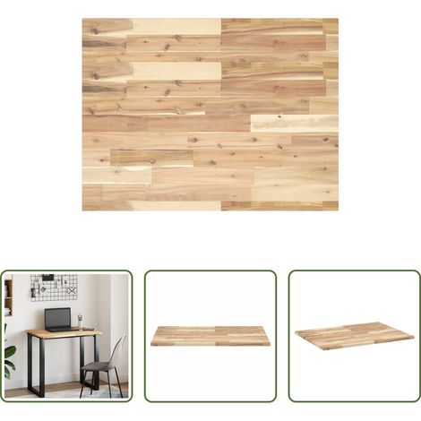 vidaXL Bois d'acacia - Dessus de meuble de salle de bain non traité bois d'acacia (1/5)