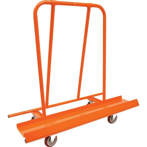 Carro portapaneles, diseño robusto, capacidad de 800 kg, color naranja. (1/2)