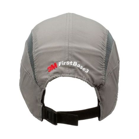 3M – Casquette de protection ABS conforme norme EN812 – Tour de tête 52-65 cm – Couleur grise – Lavable en machine