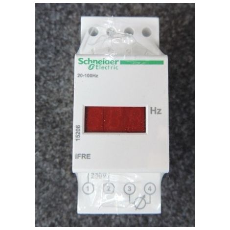 Fréquencemètre numérique modulaire 230V 20 à 100Hz IFRE PowerLogic SCHNEIDER 15208