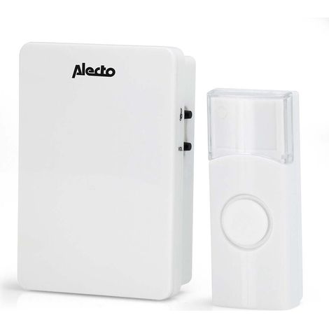 Alecto Drahtlose Türklingel Weiß