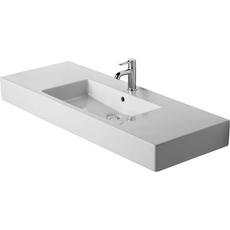Duravit lavabo pour meuble Vero 125cm, avec trop-plein, avec (1/4)