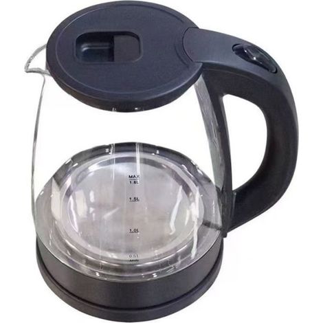 Bouilloire Électrique - Verre Et Acier Inoxydable - Capacité 2 L - Arrêt Automatique - Prise Européenne - 220 V (1/5)