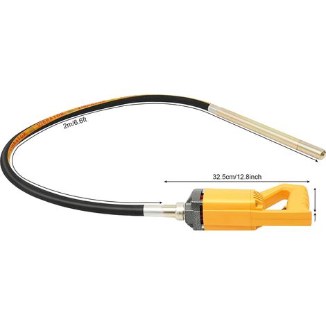 Vibrador de hormigón, motor de cobre puro de 1300 W, alta eficiencia, vibrador de hormigón (1/2)