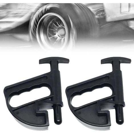 Changeur de Pneus, Pince de Jante, 2 Pièces Pince de Changeur de Pneu, Tire Changer Clamp pour la Réparation Pneus de Voiture, Installer des Pneu(Noir) (1/5)