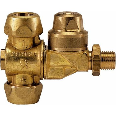Porte buse laiton M65 anti-gouttes G 1/4 M – 2 sorties – Pression max 40 bars – Pour atomiseurs – Montage orienté sans adhésif (1/3)