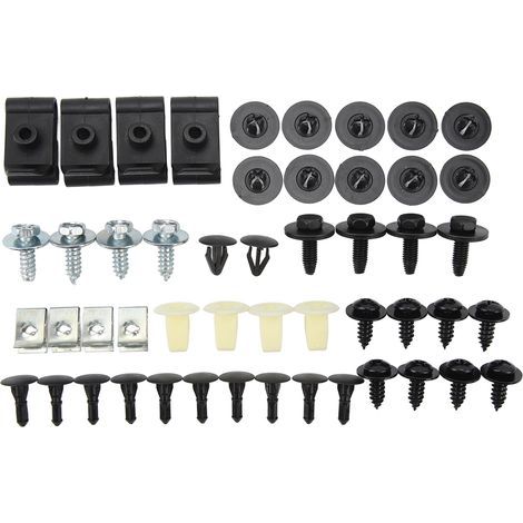 Rondelle Clips Boulons, Châssis Moteur Clips Forte Force De Serrage Facile À Transporter Compact Durable Métal Résistant Aux Chocs Pratique Pour Avensis Porte De Voiture. (1/5)