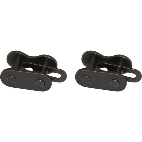 2x attache rapide kmc pas 415 standard noir chaine cyclo mobylette moto pocket bike quad