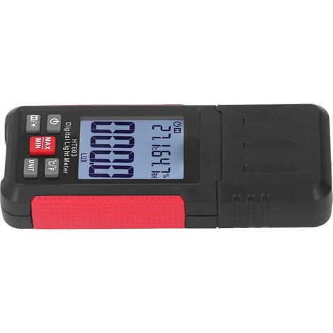 Digitales Luxmeter mit 200.000 LX, geringer Stromverbrauch, tragbares Helligkeitsmessgerät für präzise Beleuchtungsmessungen (1/5)