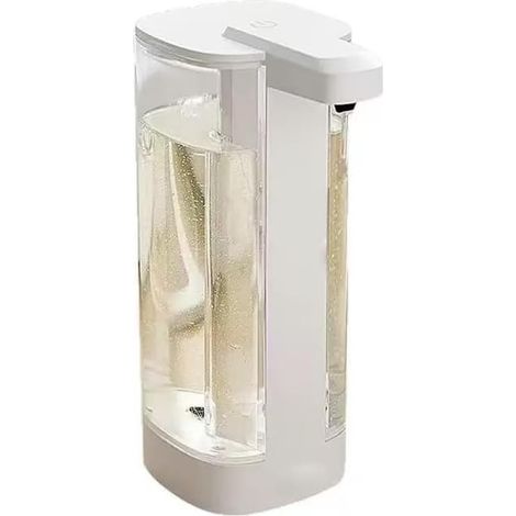Dispenser di sapone automatico, 260 ml, in acciaio inox, con grado di protezione IPX5, alimentato a batteria, con tre velocità regolabili, adatto per cucine e bagni. (1/5)