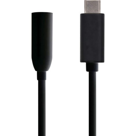 Adaptador USB-C a Jack 3.5 mm Aisens A109-0348 Negro 15 cm (1 unidad) (1/2)