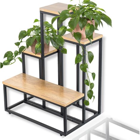Portafiori in metallo per fiori, piante, vasi, scaffale industriale 68 (1/5)