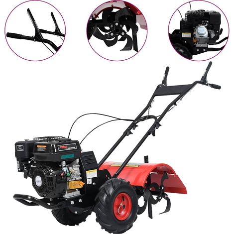 Motoculteur à essence 6,5 CV 196 cm³