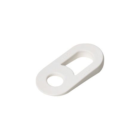 FERMAPORTA IN GOMMA INOFIX CHOCK BIANCO- 10,0 pz