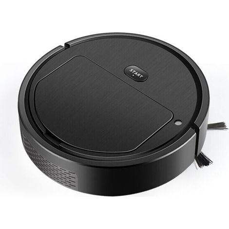 Robot Aspirateur Laveur, Aspirateur Robot Laveur avec auto-boost, 5.5cm Super-mince, Auto-rechargeable, idéal pour nettoyer les poils d'animaux, les tapis, les carreaux, les sols durs,de (1/4)
