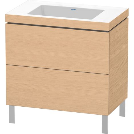 Duravit L-Cube c-bonded Set stehend, 2 Schubkästen, ohne (1/2)
