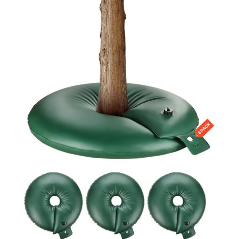 VEVOR Baumbewässerungsringe, 4er-Set 75,7L Baumbewässerungsbeutel, 6–9 Stunden langsame Freisetzung, Bewässerungssack, Bewässerungssystem für die Tropfbewässerung von Sträuchern & Baumwurzeln (1/5)