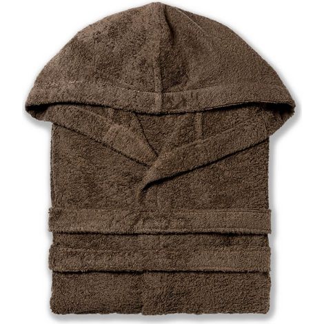 Peignoir Unisexe En Éponge Cacao  Teddy