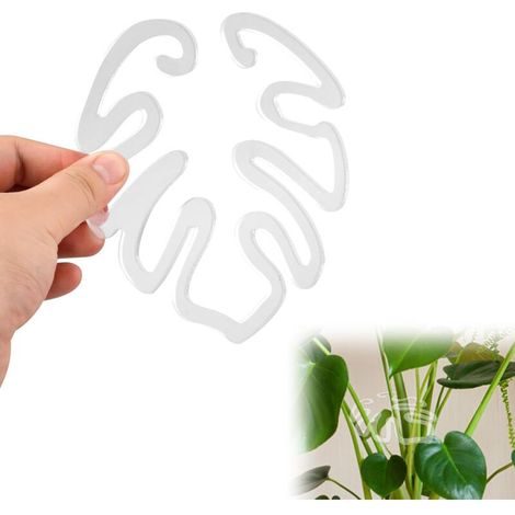 Bardusch Tige Support Plantes, Acrylique Support Tige Plantes Interieur Support pour Plantes à Feuilles Piquets pour Plantes d'Intérieur et d'Extérieur,Transparent (1/5)