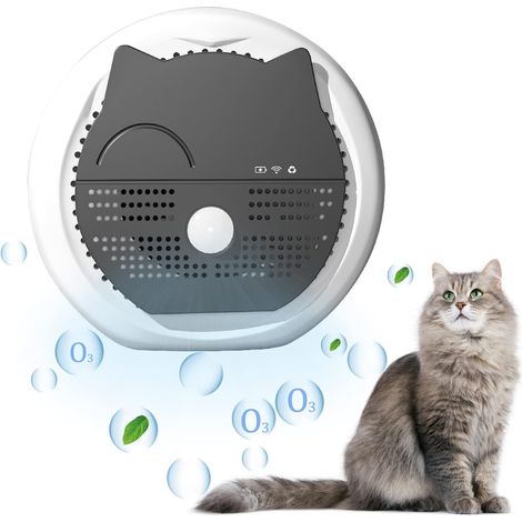 Cat Litter Deodorizer, Cat Toilet House Odor Filters, Non-Toxic Smart Deodorizer to Remove Odors, Portable Air Purifier Bad Odor Destroyer A01 (1/5)