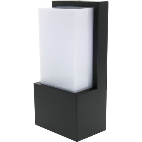 IluminaShop - Aplique de Pared LED Fit 10W IP54 Blanco Calido 3000K (1/5)
