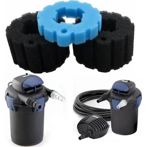 Tampon Filtrant De Remplacement, Kit De Média Filtrant en Mousse, Mousse De Filtre De Bassin De Rechange Pond Solutions, Compatible (1/3)