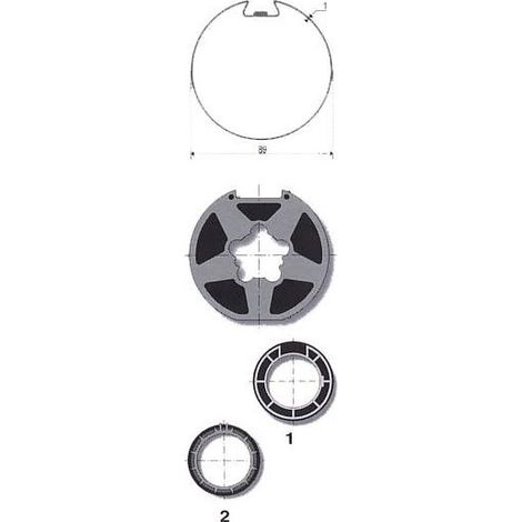 Adaptations moteur Somfy - Axe Deprat Ø89mm 9001473 pour Moteur Ø50mm