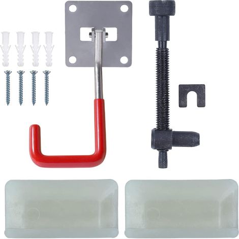 Chain Adjuster Tensioner Screw, 2 Pack Chain Guide Bumper Strip for HUSQVARNA 66 154 162 181 254 262 266 288 365 Chainsaw, Garage Hooks - Heavy-Duty Utility Adjustable Hooks for Wall Storage (1/5)