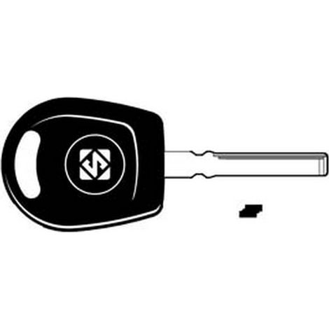 1PZ CHIAVI AUTO LOOK A-LIKE PORTA TRANSPONDER HU116TE - HU116TE
