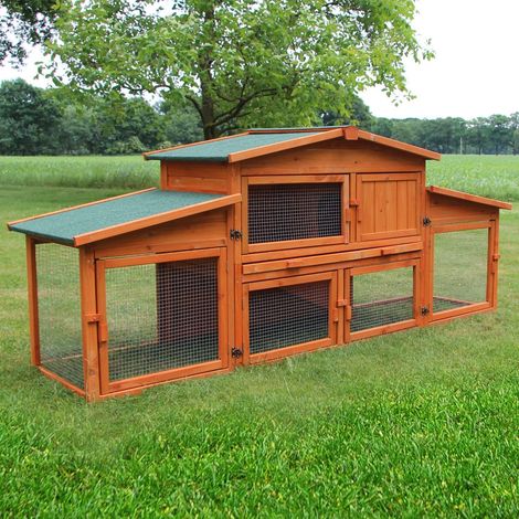 Cage Clapier Enclos lapin pour lapins.Modele 043 etable du roi (1/5)