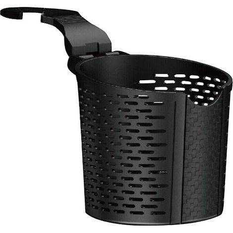 BEBUSINGOTO Portavasos colgante para coche, soporte para reposacabezas, portavasos (negro) (1 unidad) (1/5)