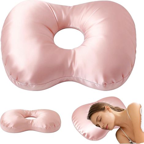 Oreiller avec Trou Coussin Piercing, Coussin De Piercing avec Trou, Coussins Piercing avec Trous, Oreiller Beignet, Piercings Pillow, Soulagement De La Douleur dans L'oreille (1/5)