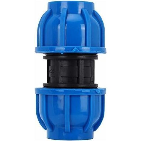 4Pcs PE Connecteur Droit En Plastique 32mm à 32mm Adaptateur De Tuyau D'eau Raccord Droit Raccord De Tuyau D'Eau Tube Raccords (1/4)